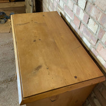 Load image into Gallery viewer, Antique Victorian Old Pine Chest of Drawers Two over Two