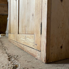 Load image into Gallery viewer, Victorian Pine Cupboard Hall Cabinet
