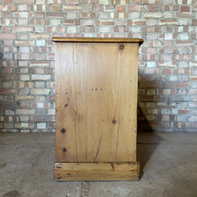 Load image into Gallery viewer, Antique Victorian Old Pine Chest of Drawers Two over Two
