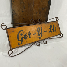 Load image into Gallery viewer, Antique Hand Painted Sign ‘Near The Lake’
