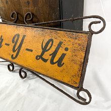 Load image into Gallery viewer, Antique Hand Painted Sign ‘Near The Lake’
